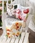 16" Indoor/Outdoor Floral Pillows