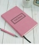 Personalized Journals - Pink Name