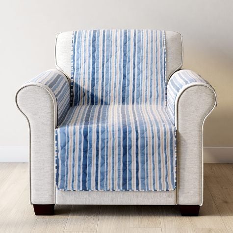 Coastal Stripe Furniture Covers - Chair