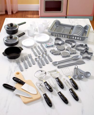 Kids' Battery-Operated Kitchen Appliances or Utensil Set