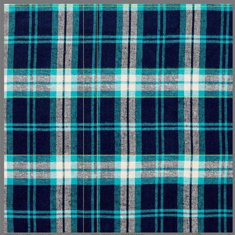 Plaid Flannel Loungers - Navy Small