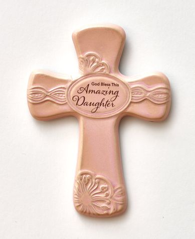 Handcrafted Sentiment Crosses - Daughter