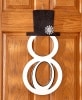 Monogram Snowman Door Hangers - O