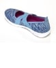 Memory Foam Mary Jane Comfort Shoes - Blue 6