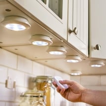 6-Pc. Wireless Lighting with Remote