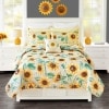 Sunflower Quilted Bedroom Ensemble