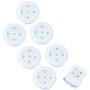 6-Pc. Wireless Lighting with Remote