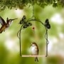Hummingbird Swing with Butterflies