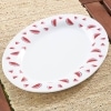 Summertime Melamine Serving Pieces - Watermelon Oval Platter
