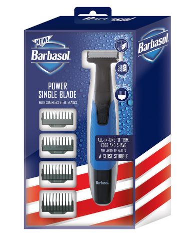 Barbasol®  Waterproof Beard Trimmer with 4 Cutting Combs