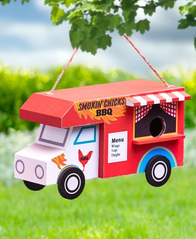 Food Truck Birdhouses - Smokin' Chicks BBQ