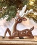 Once Upon A Christmas Vintage Gifts - Sitting Deer Figurine