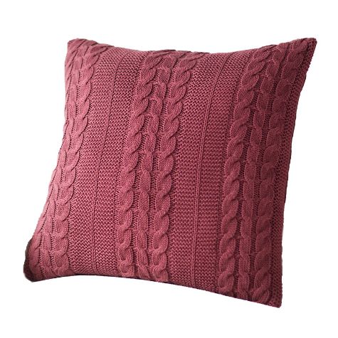 18" Sq. Cable Knit Accent Pillows