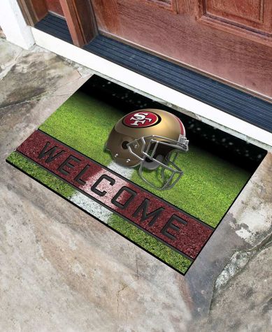 NFL Welcome Rubber Doormats - 49ers