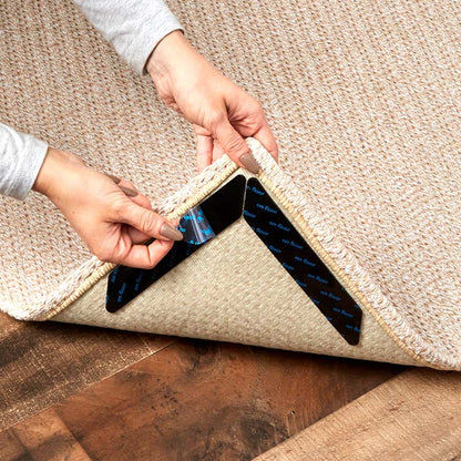 Rug Grippers 10-Pc. Set-No Sticky Residue, Reusable, and Premium Adhesive