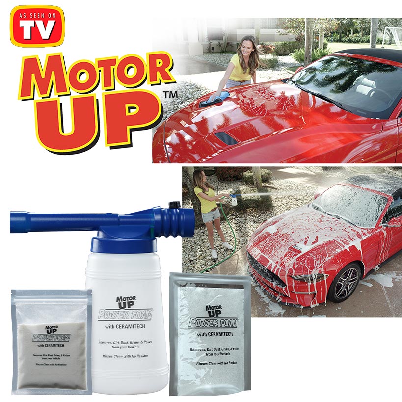 Motor Up™ Power Foam Car Detailing Kit