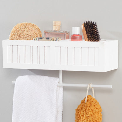 Beauty Wall Shelf with Towel Bar