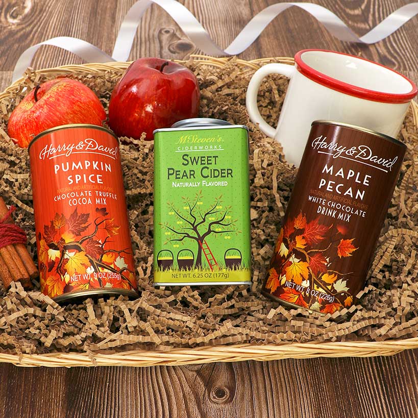 Harry And David Flavored Cider And Cocoa Gift Set