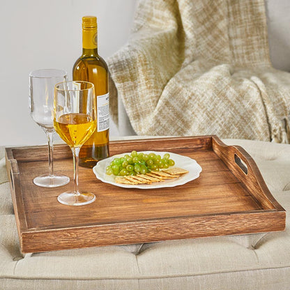 Wooden Ottoman Trays