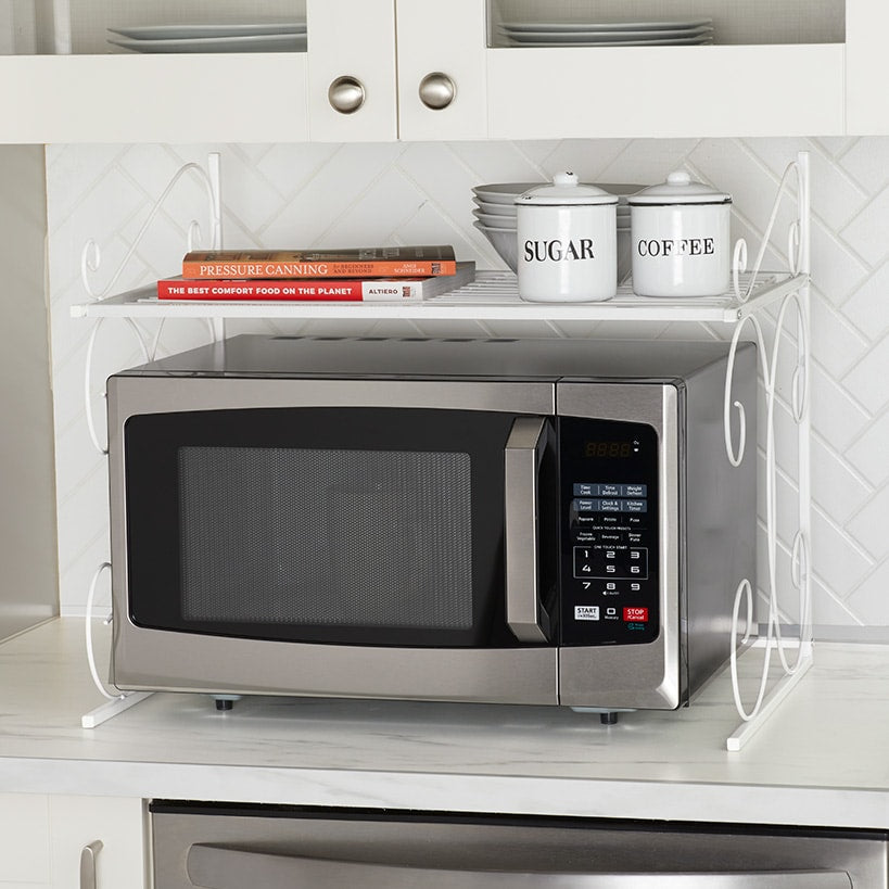 Over the Microwave Metal Shelf