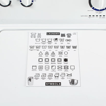 Laundry Symbols Magnet Guide