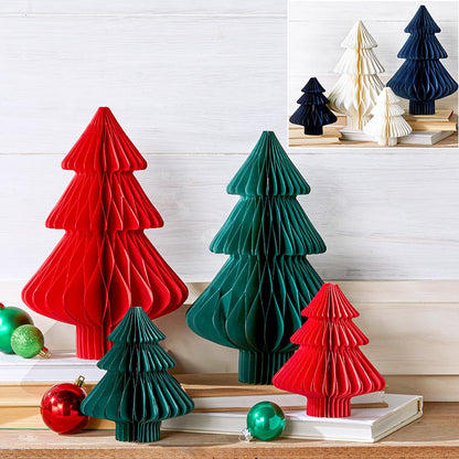 Winter or Holiday Themed Paper Trees