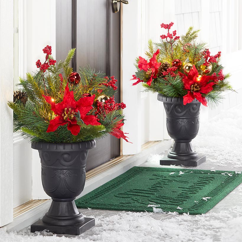 Lighted Urn Planter