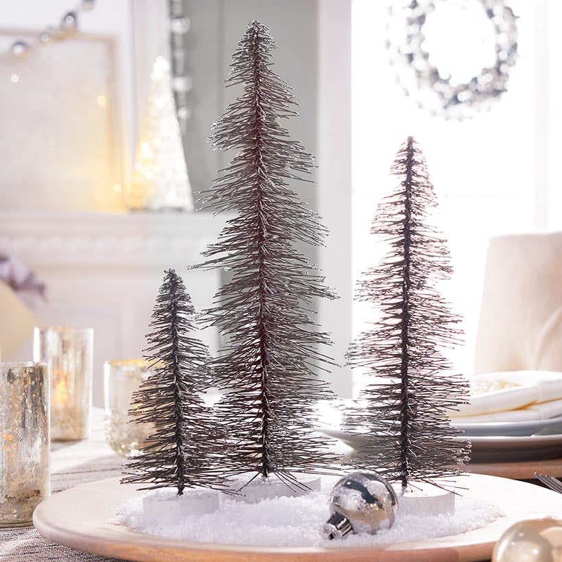 Textured Bottlebrush Trees