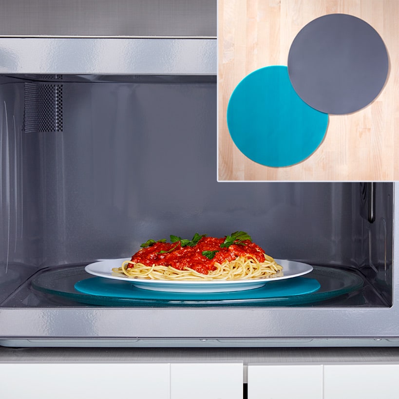 Microwave Silicone Mats - Set of 2 - Placemat, Trivet, Cover