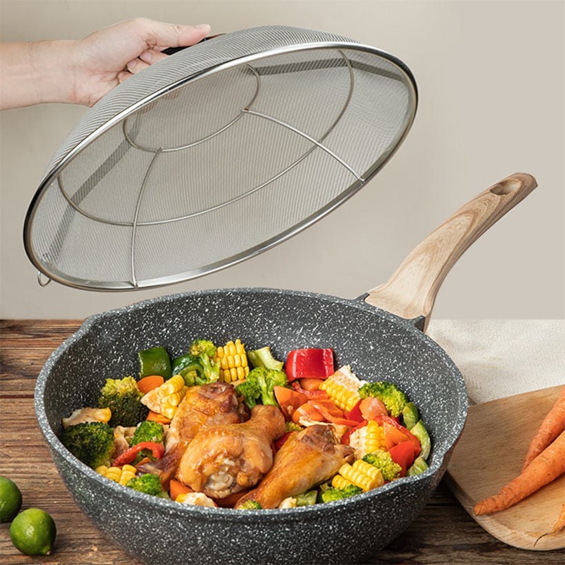 Dome Splatter Screen Stainless Steel