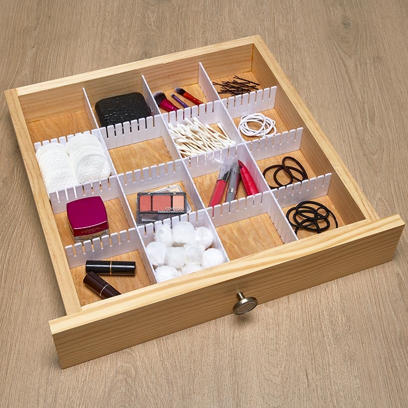 6-Pc. Adjustable Drawer Dividers Set