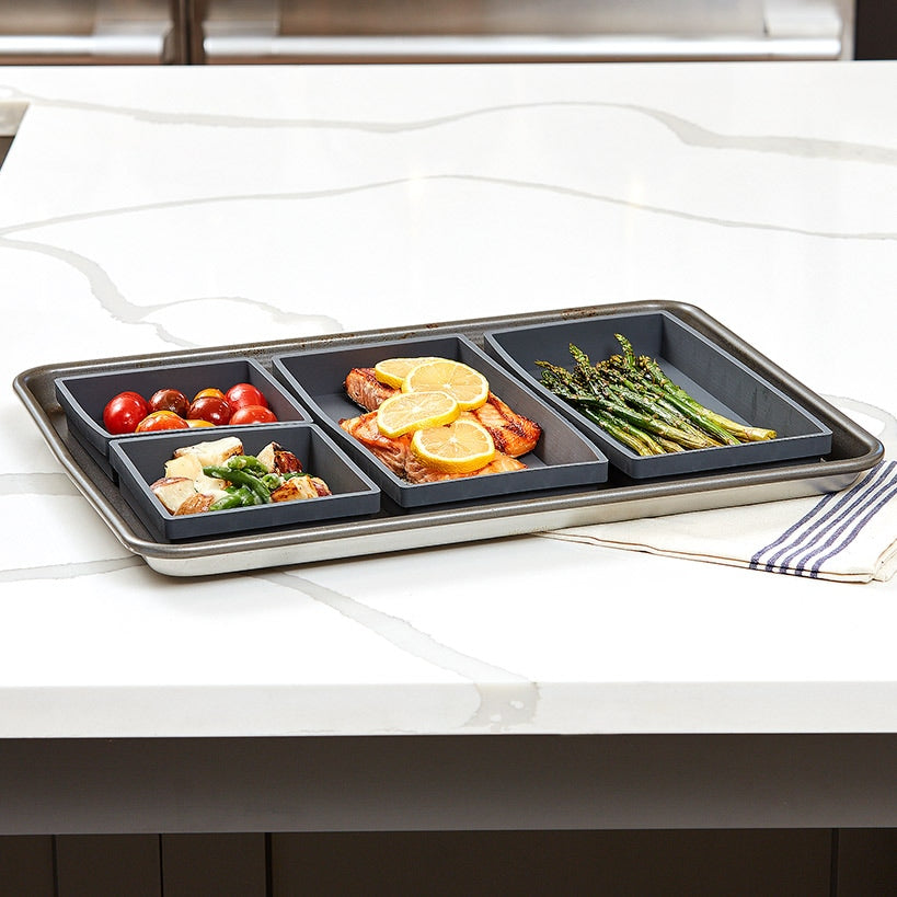Silicone Baking Sheet Pan Divider - Set of 4