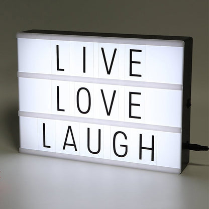 Customizable Cinema Light Box