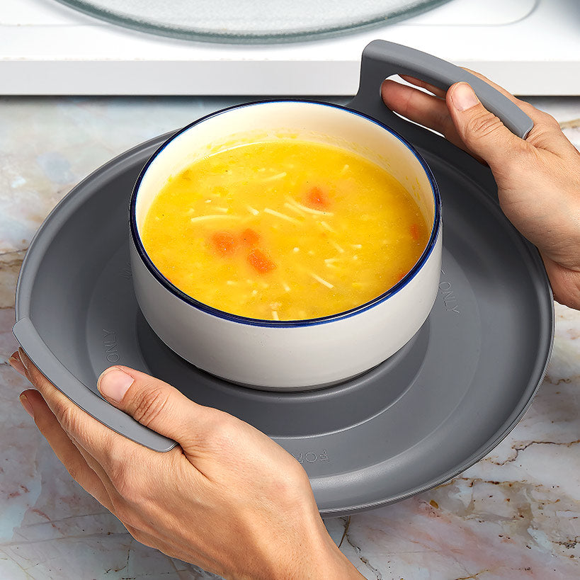 Microwave Cool Caddy Tray - For Bowls or Plates