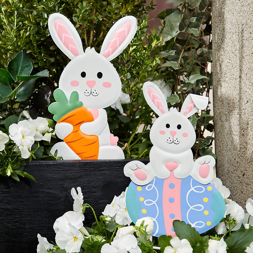 Easter Bunny Garden Stake - Festive Spring Décor