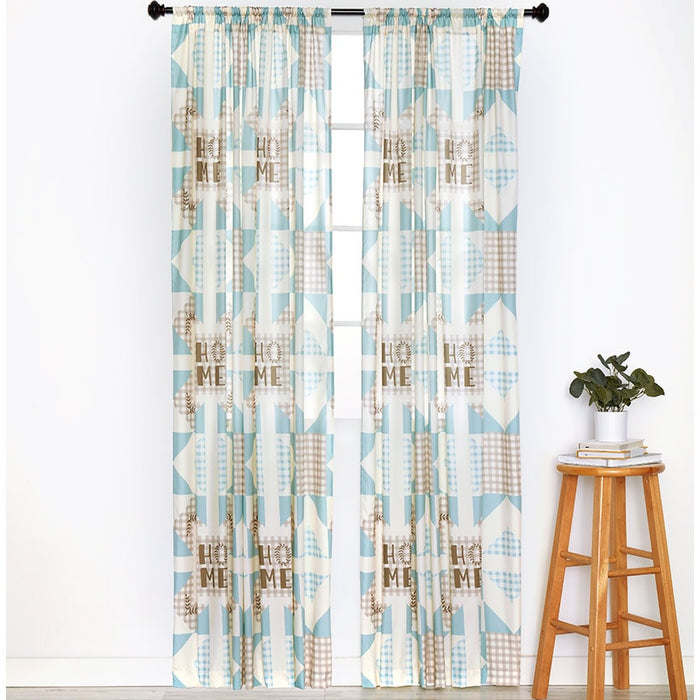 Home Pattern Check Window Panel 50