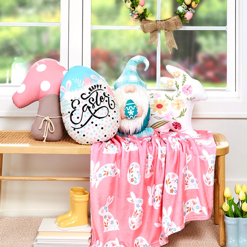 Spring Novelty Shaped Decorative Pillow