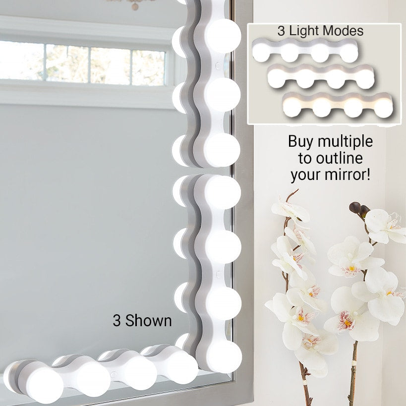 Vanity LED Lights With Suction Cups - Battery Operated