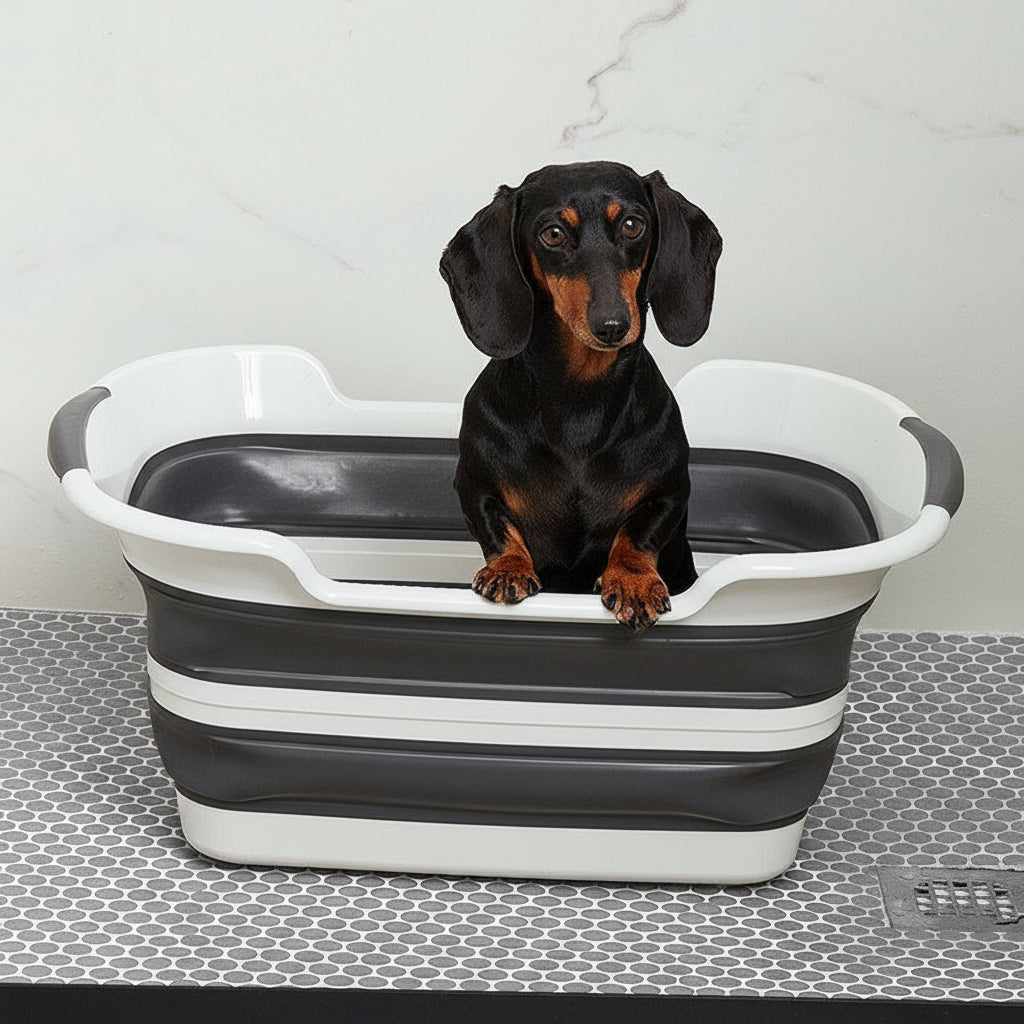 Collapsible Dog Bathtub for Home