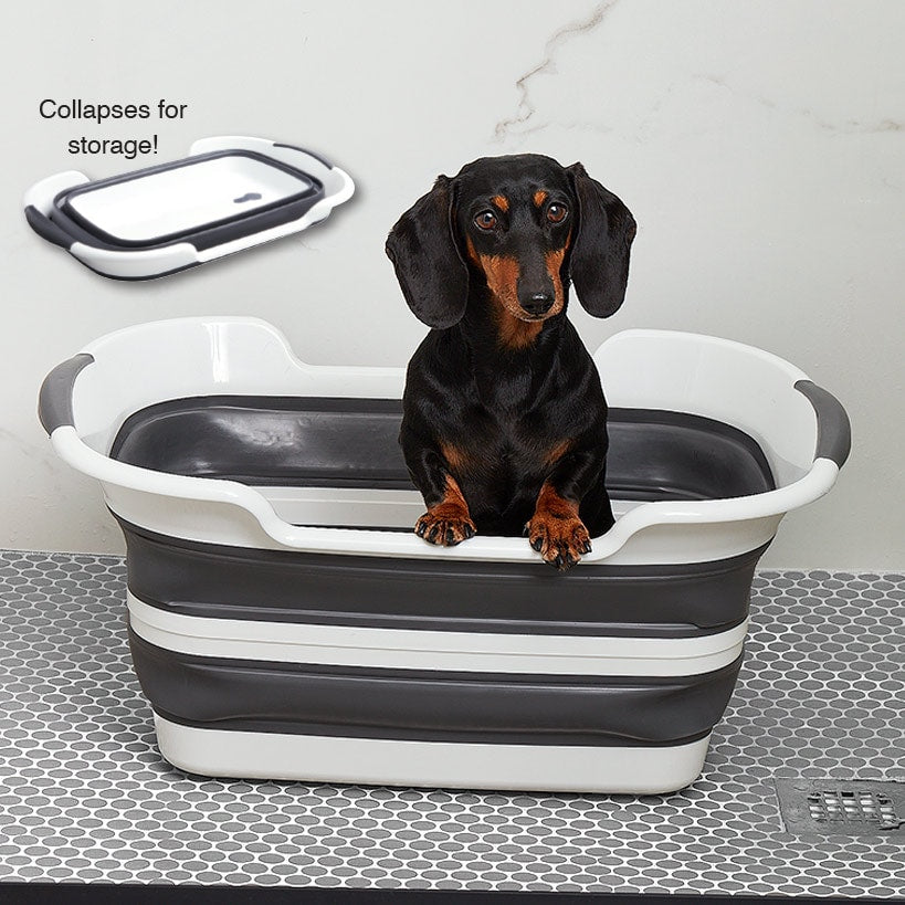 Collapsible Dog Bathtub for Home