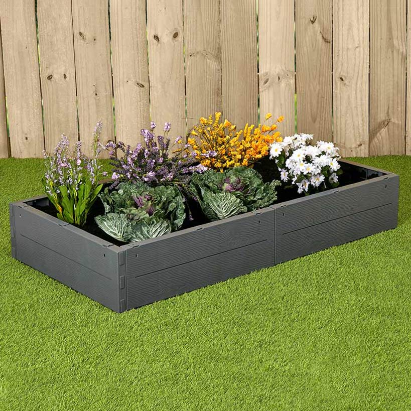 Durable Raised Garden Bed Panel Set for Outdoor Gardening