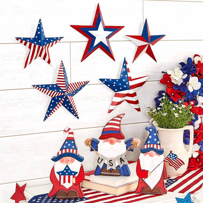Americana Gnome Stars and Stripes Decor