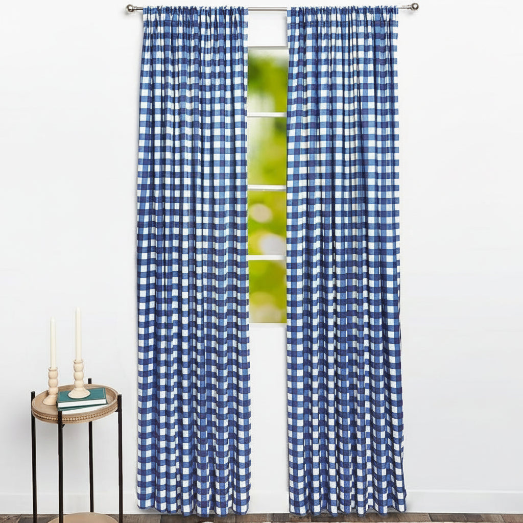 United Plaids Window Panel 50" x63" or 50" x 84"