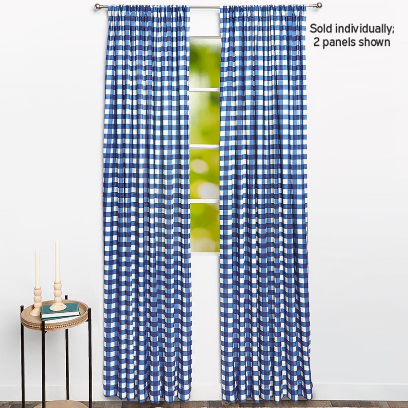 United Plaids Window Panel 50" x63" or 50" x 84"