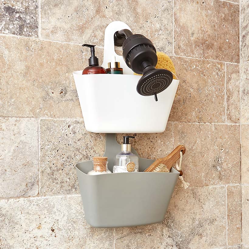 Hanging Bathroom Caddy - Set of 2