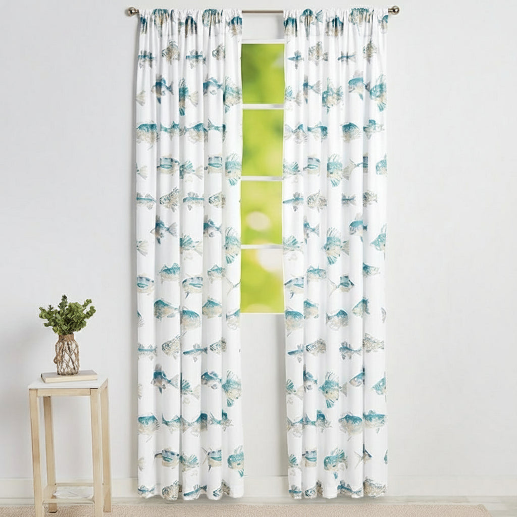 Tisa Fish Window Panel 50" x 63" or 50" x 84"