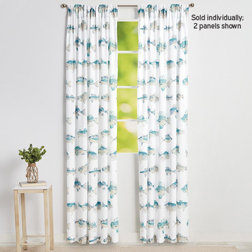 Tisa Fish Window Panel 50" x 63" or 50" x 84"