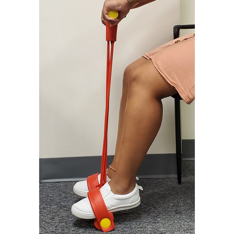 Tummy Exerciser with 4 Bands - Red
