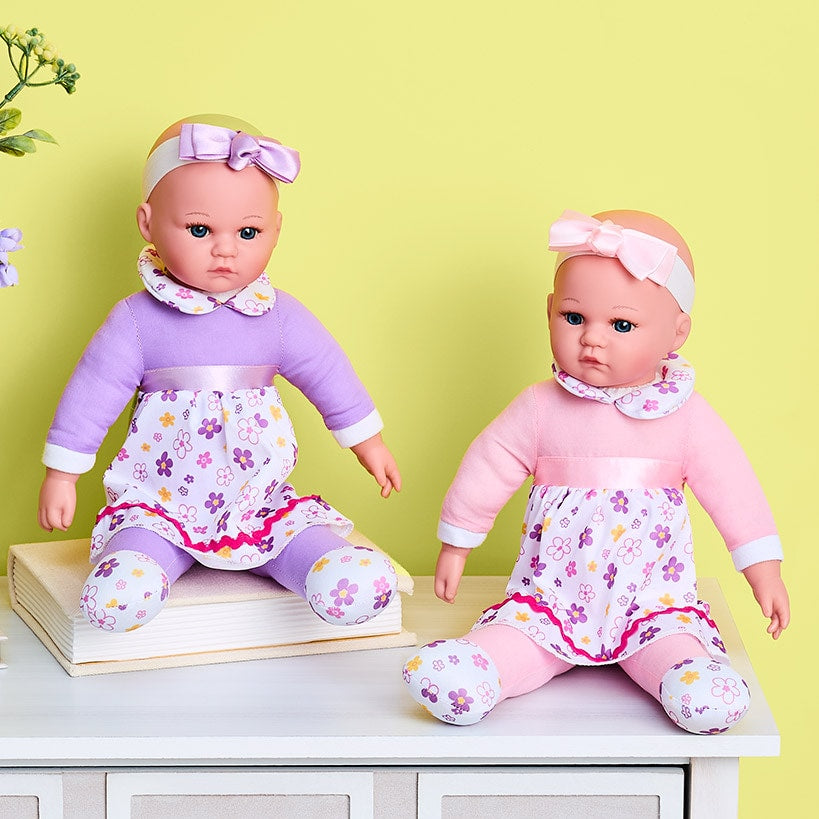 Charming 14" Baby Doll with Poseable Limbs - Perfect for Play and Cuddles