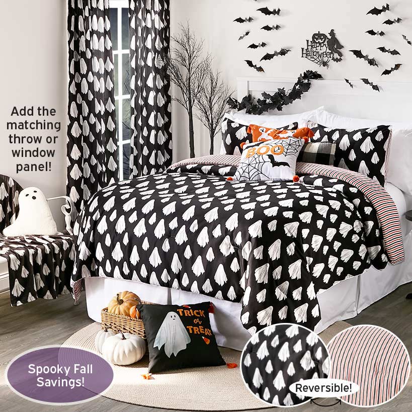 Halloween Ghost Comforter Set